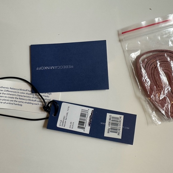 Rebecca Minkoff Regan Suede Satchel in Guava - Picture 5 of 5